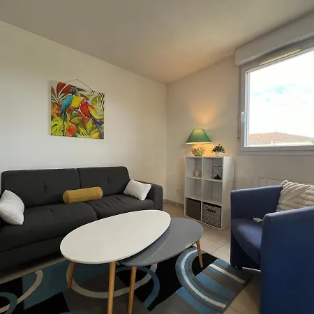 Le Parc! T3 Climatise, Parking, Piscine Lägenhet *
